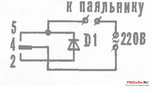 Электрическая схема приставки Источник